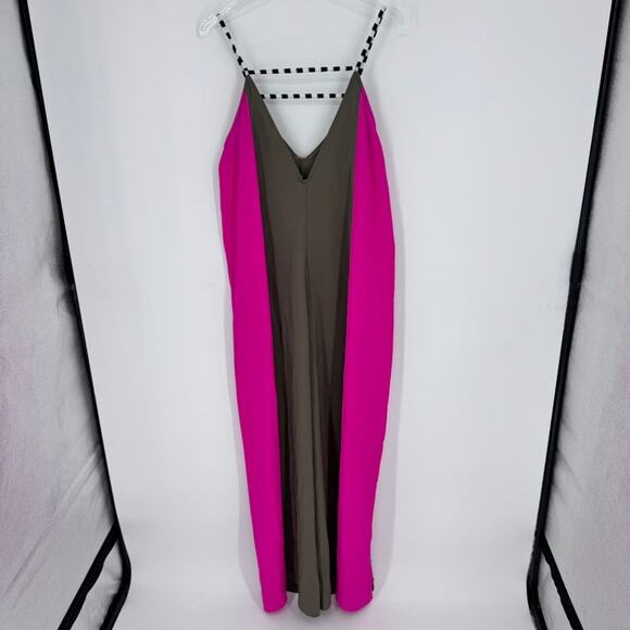 Jae Jolly Jumpsuit One Size Pink and Brown - Picture 5 of 11